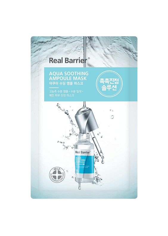Real Barrier Aqua Soothing Ampoule Mask skincare-kbeauty-glowtime-Real Barrier Aqua Soothing Ampoule Mask