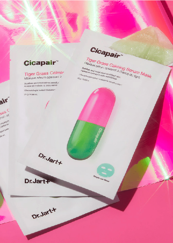 skincare-kbeauty-glowtime-dr jart cicapair tiger grass calming mask
