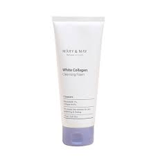 MARY & MAY White Collagen Cleansing Foam 1 skincare-kbeauty-glowtime- white collagen cleansing foam