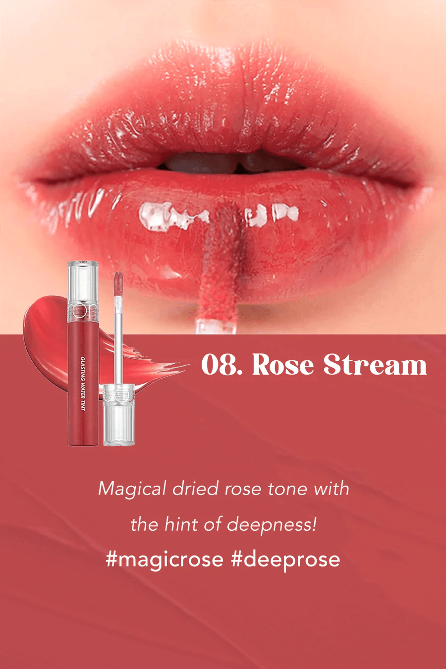 glasting water tint 08_rose_stream - Copy skincare-kbeauty-glowtime-rom&nd glating water tint rose stream