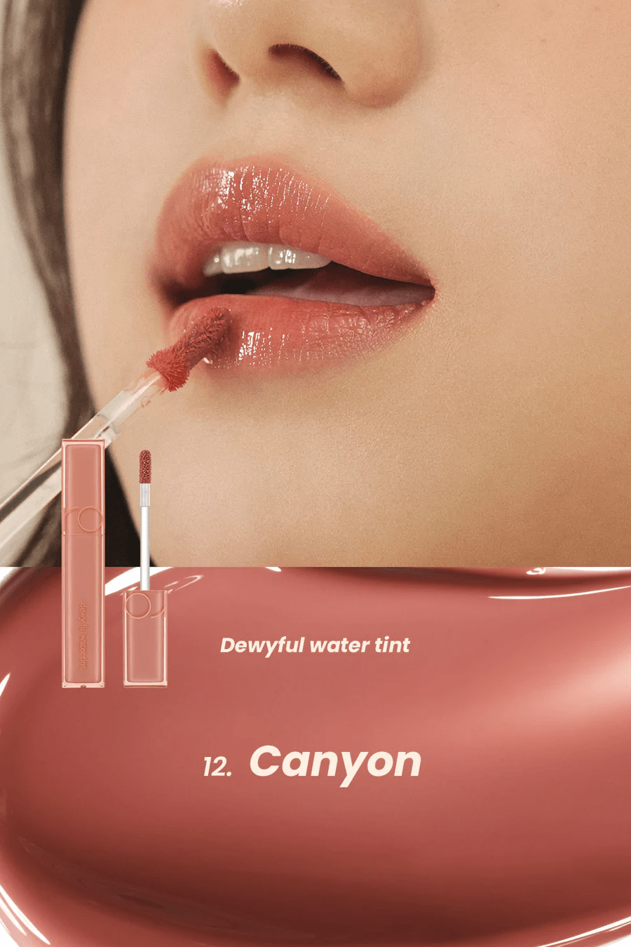 skincare-kbeauty-glowtime-rom&nd dewyful water tint 12 canyon
