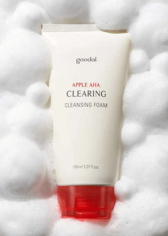 skincare-kbeauty-glowtime-goodal apple aha cleansing foam
