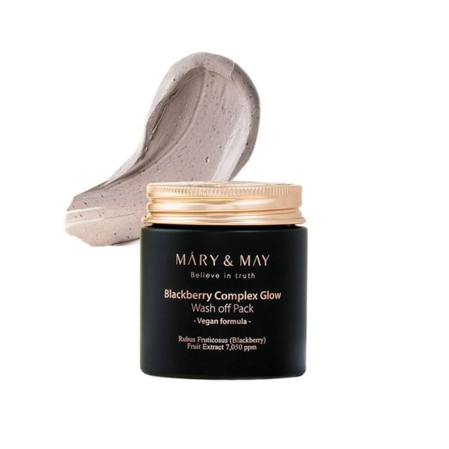 skincare-kbeauty-glowtime-mary and may blackberry complex glow wash off pack