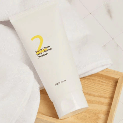skincare-kbeauty-glowtime-Numbuzin no 2 deep clean fresh cream cleanser