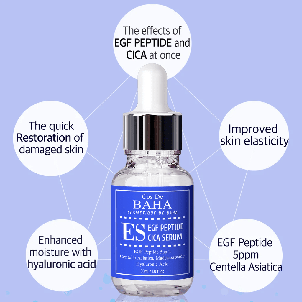 COS DE BAHA EGF Peptide Cica Serum ES 3 COS DE BAHA EGF Peptide Cica Serum ES