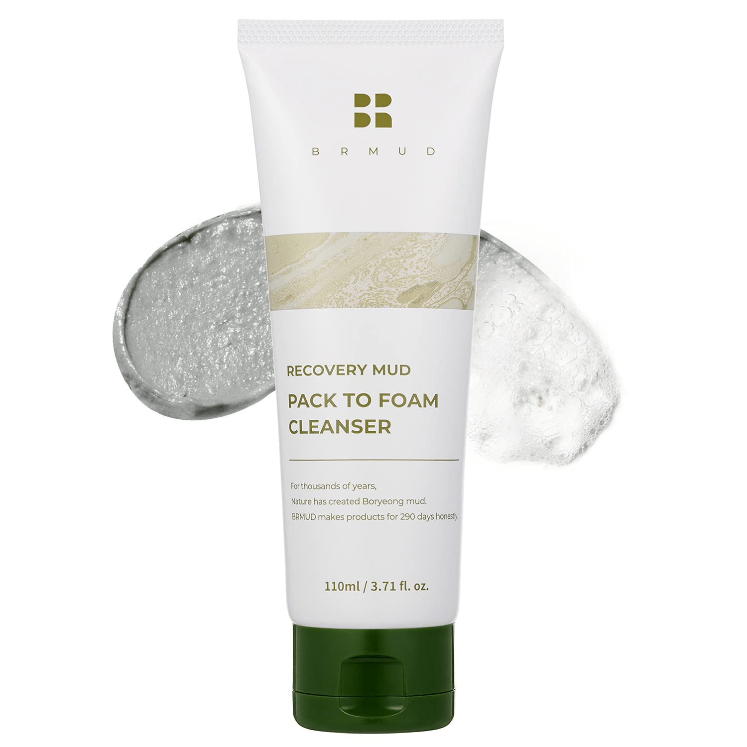 BRMUD Recoevery Mud Pack to Foam Cleanser 1 skincare-kbeauty-glowtime-brmud pack to foam cleanser