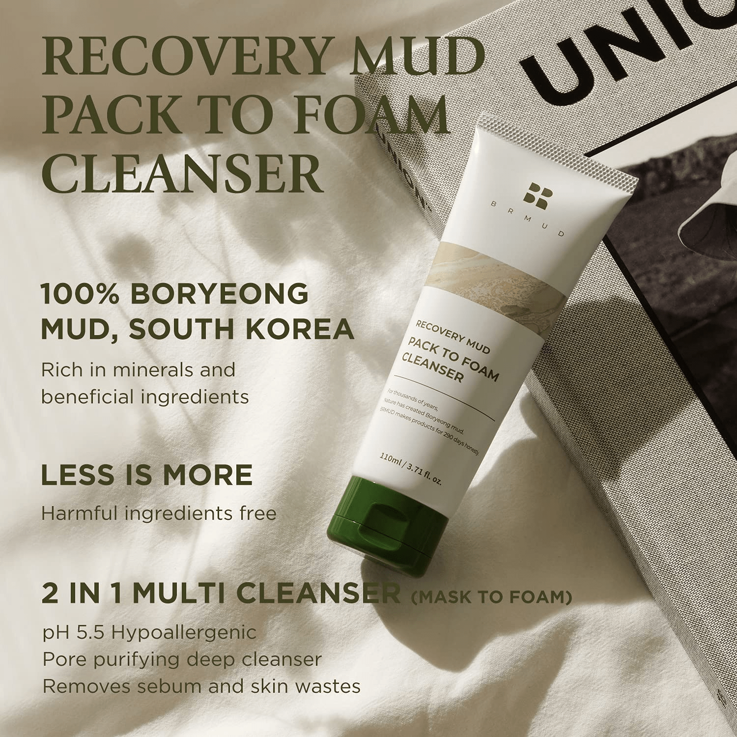 BRMUD Recoevery Mud Pack to Foam Cleanser 2 skincare-kbeauty-glowtime-brmud pack to foam cleanser