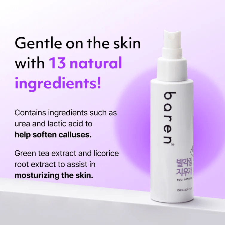 BAREN Callus Remover Foot Spray 6 skincare-kbeauty-glowtime-baren callus remover foot spray
