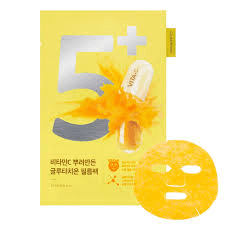 skincare-kbeauty-glowtime-numbuzin no 5+ vitamin spotlight Sheet mask