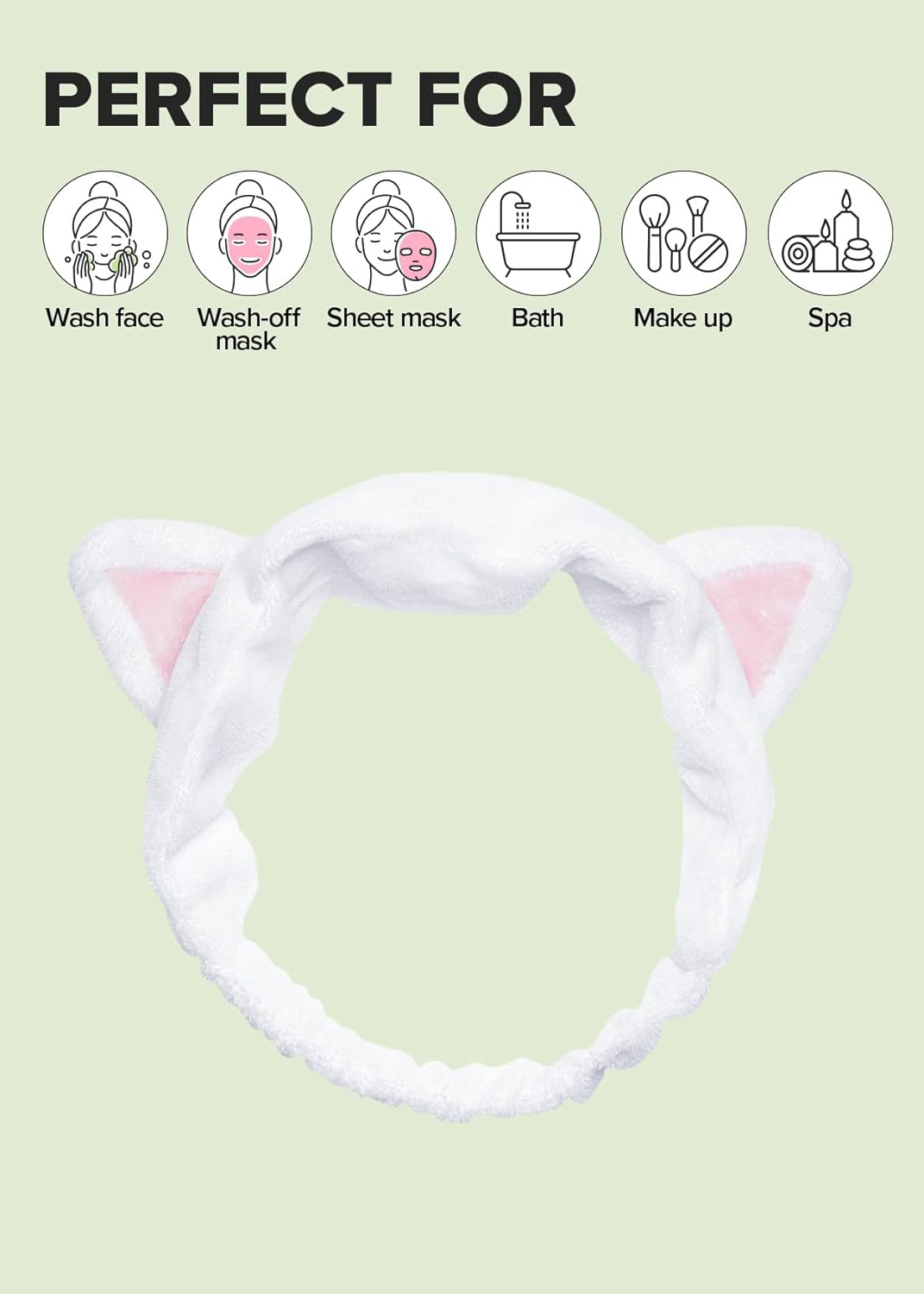 I DEW CARE Cat Headband 3 skincare-kbeauty-glowtime-i dew care cat headband