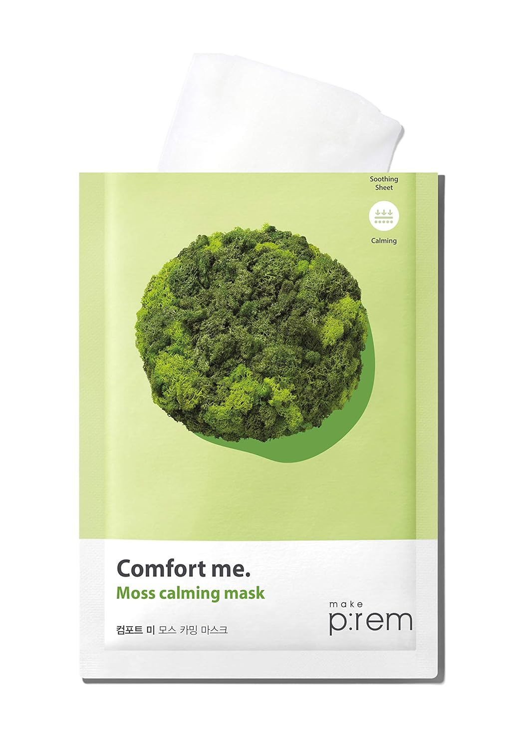 MAKE PREM Comfort Me Moss Calming 1 skincare-kbeauty-glowtime-make prem comfort me moss calming mask