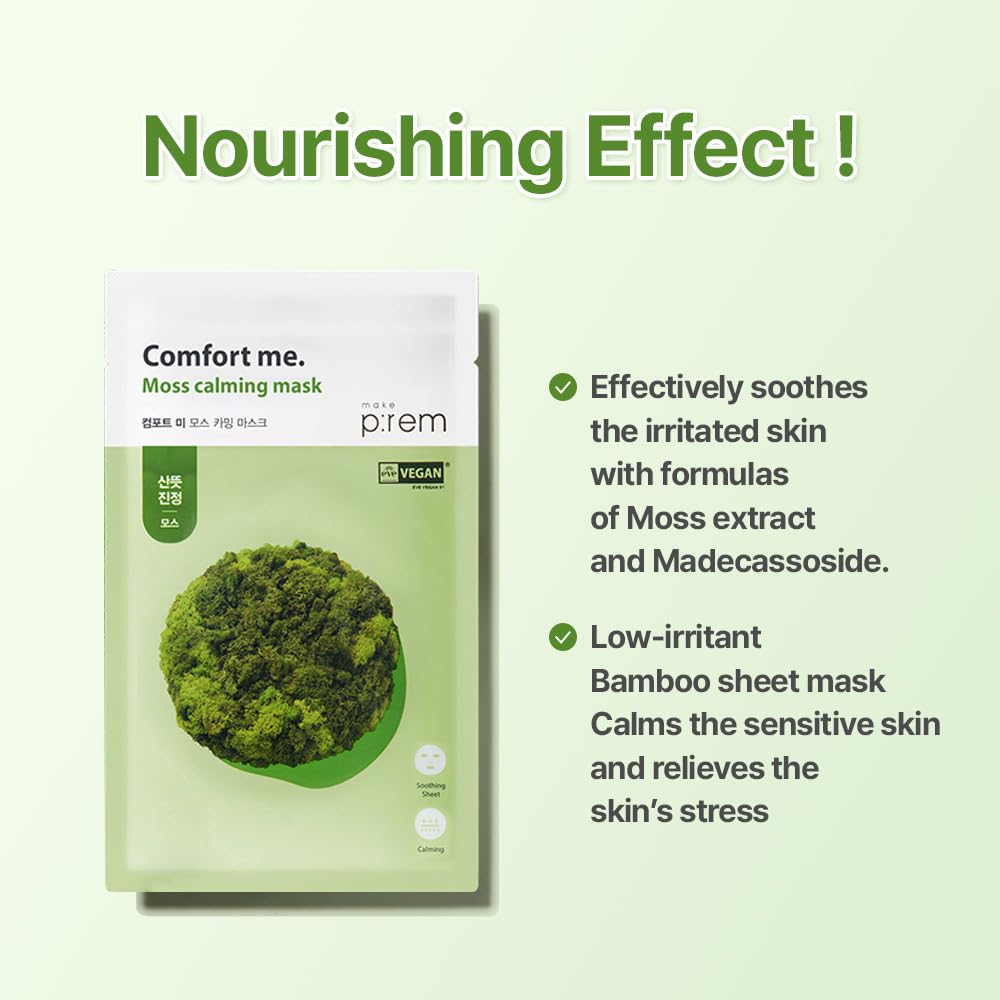 MAKE PREM Comfort Me Moss Calming 2 skincare-kbeauty-glowtime-make prem comfort me moss calming mask