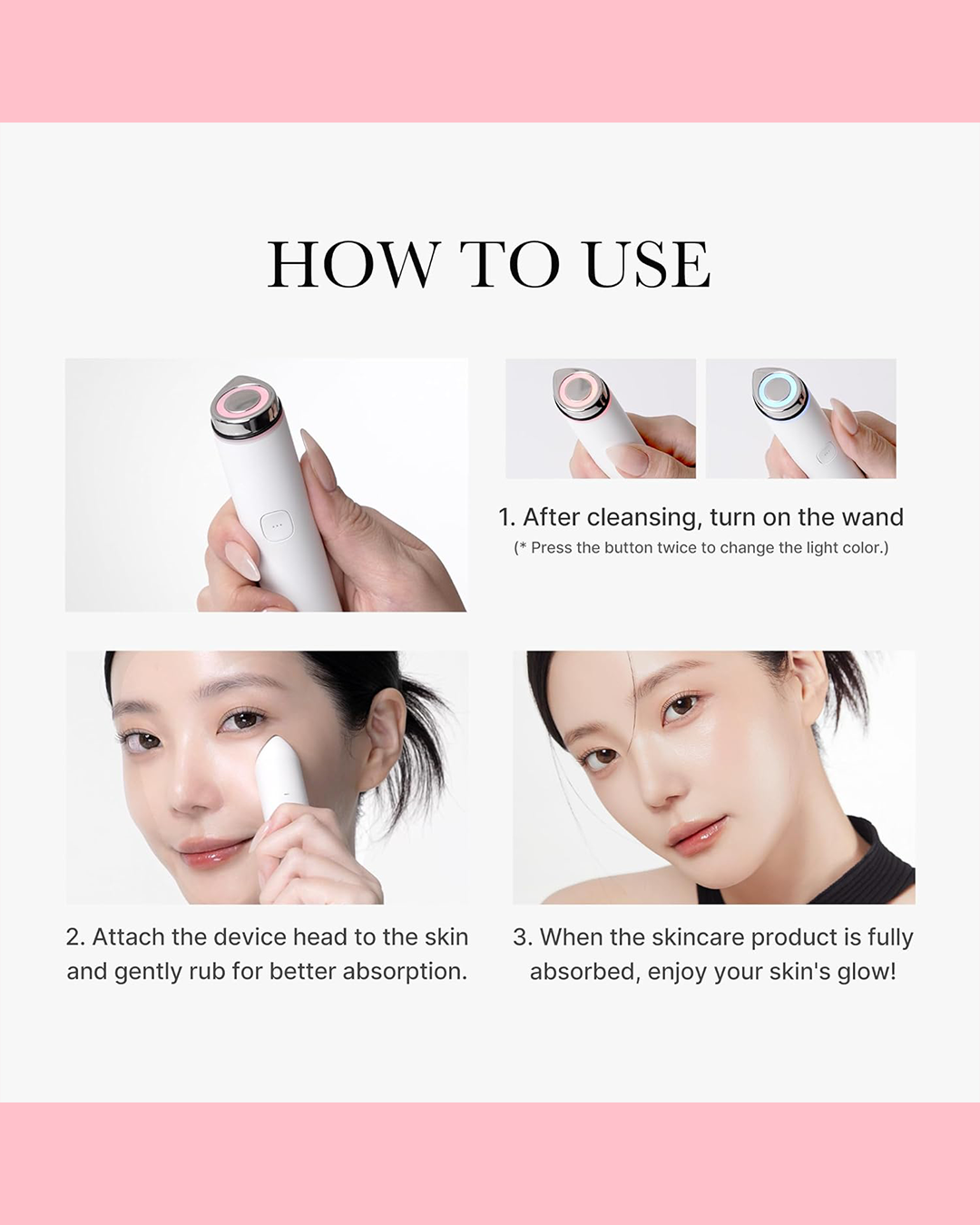 MEDICUBE Age R booster Pro Mini Pink 6 skincare-kbeauty-glowtime-medicube age r booster pro mini pink