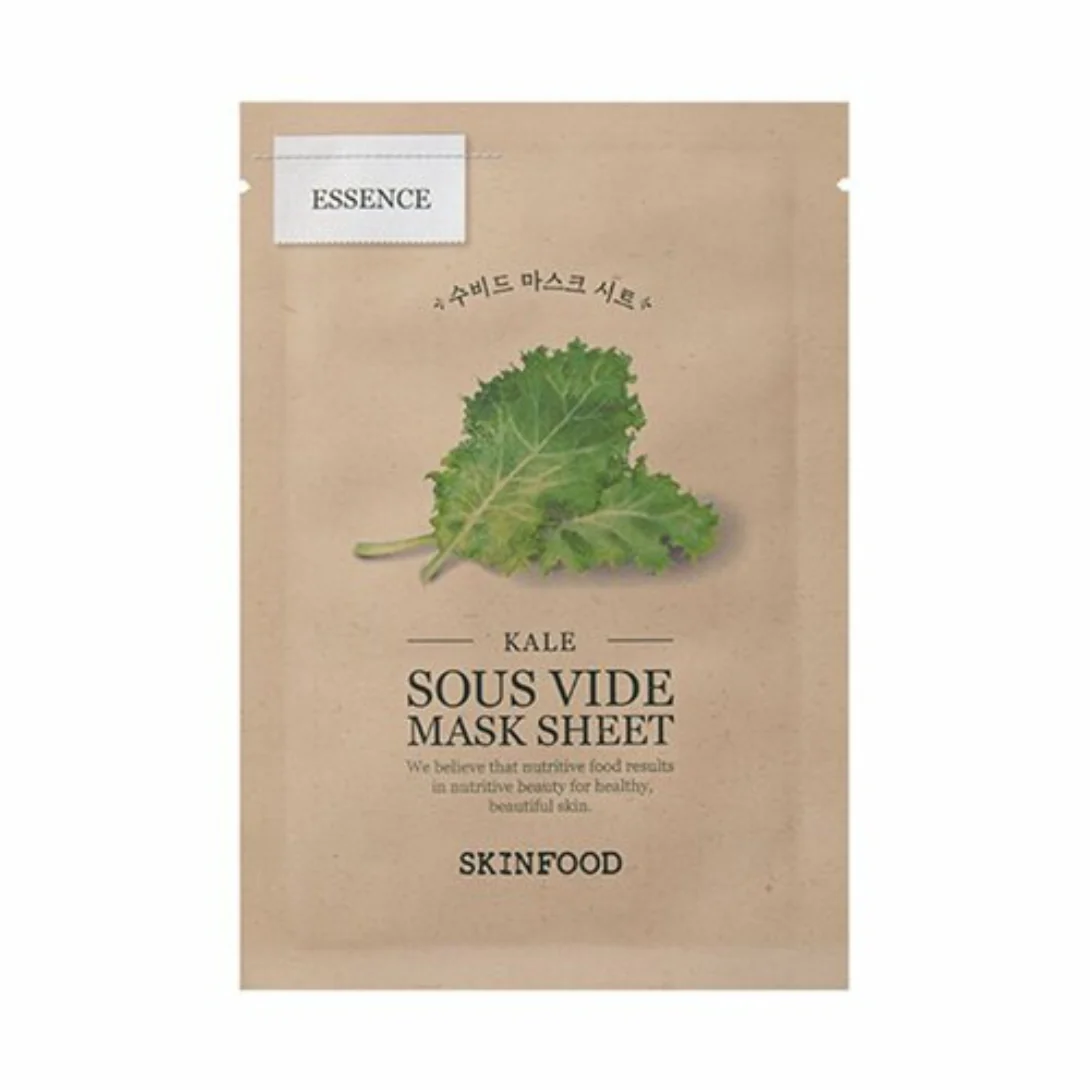 skincare-kbeauty-glowtime-skinfood sous vide mask sheet kale