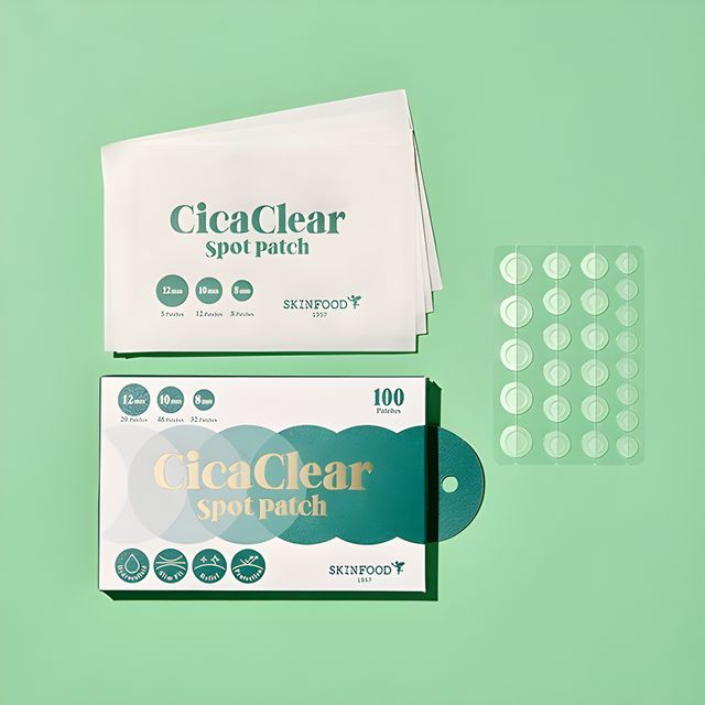 SKINFOOD Cica Clear Spot Patch 1 skincare-kbeauty-glowtime-skinfood cica clear spot patch