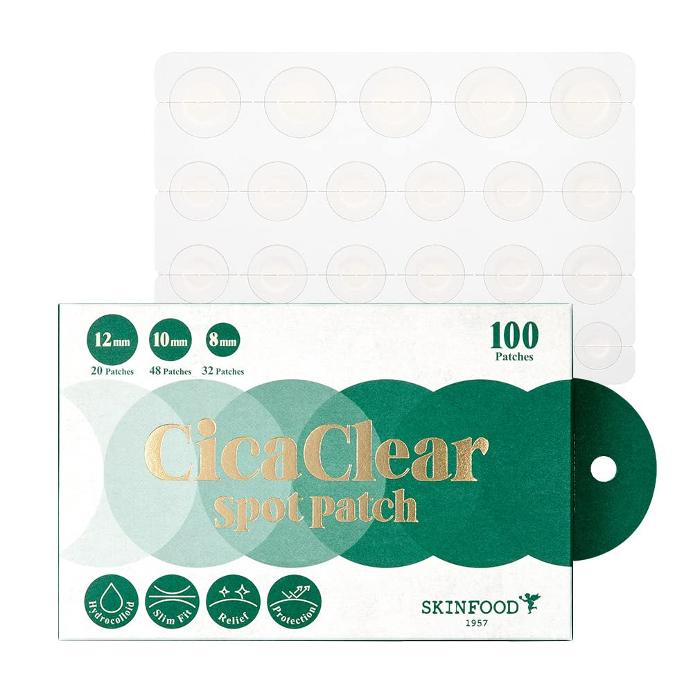 SKINFOOD Cica Clear Spot Patch 2 skincare-kbeauty-glowtime-skinfood cica clear spot patch