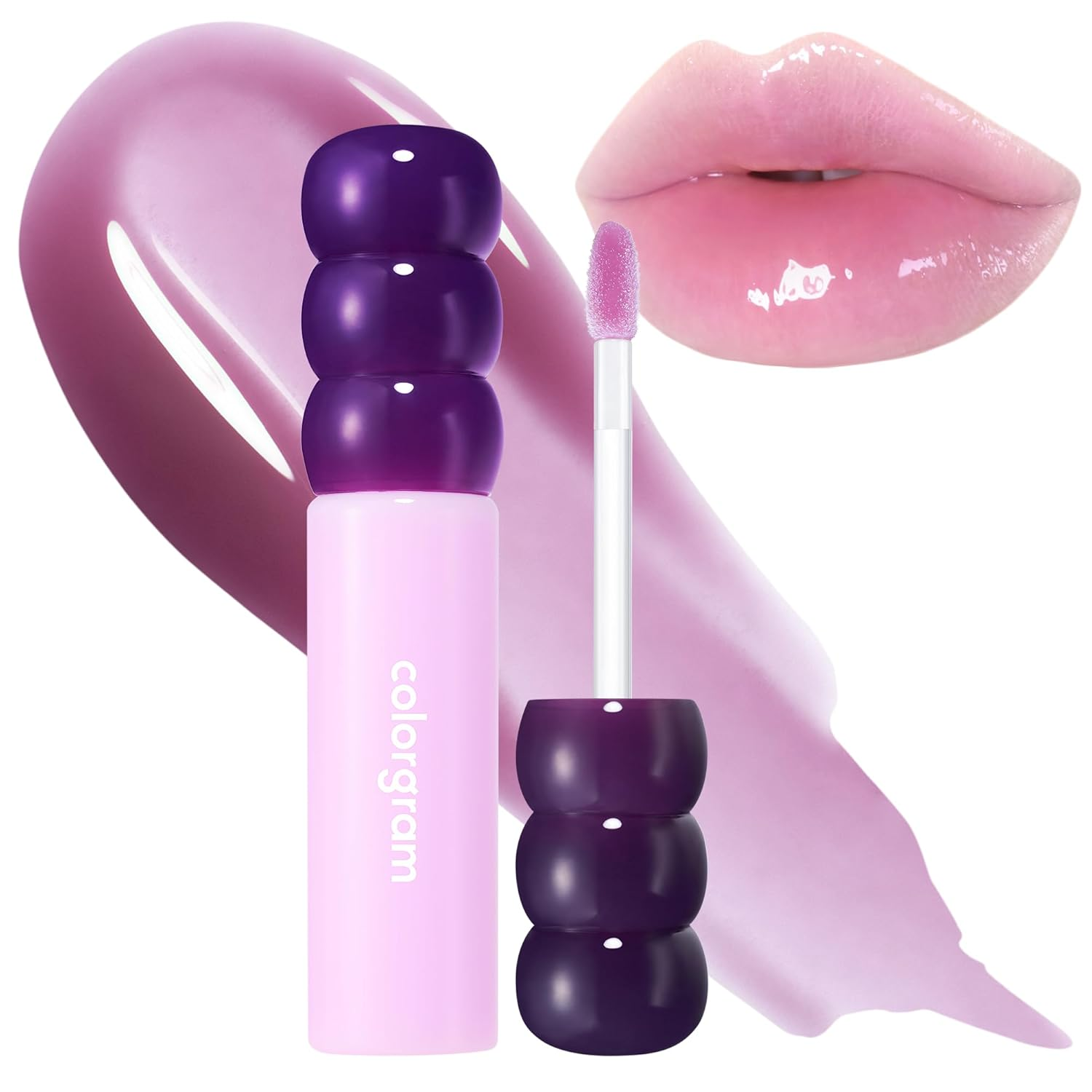 COLORGRAM Fruity Glass Gloss 01 Grape Black 1 skincare-kbeauty-glowtime-colorgram fruity glass gloss 01 Grape Black
