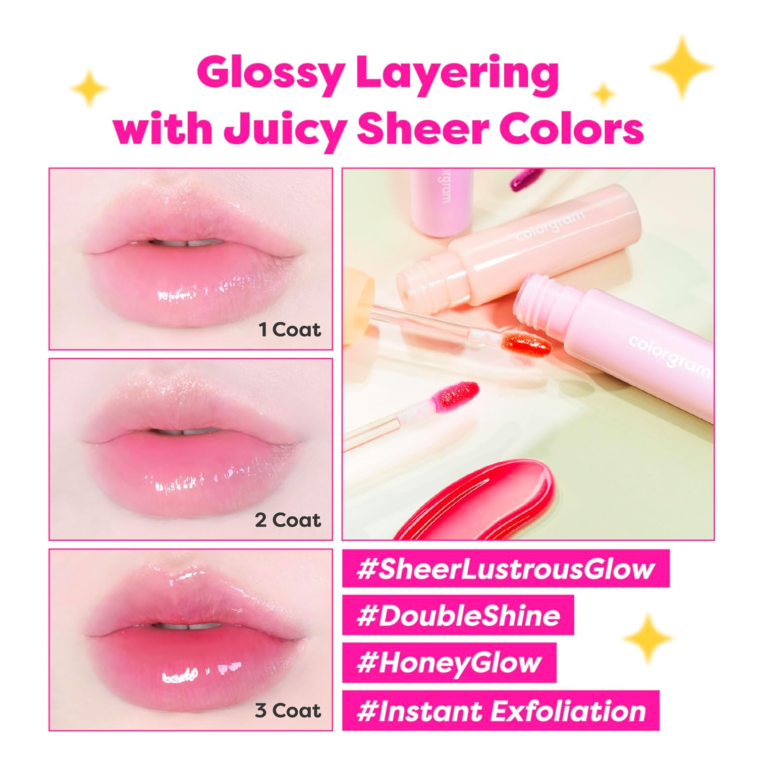 COLORGRAM Fruity Glass Gloss 4 skincare-kbeauty-glowtime-colorgram fruity glass gloss