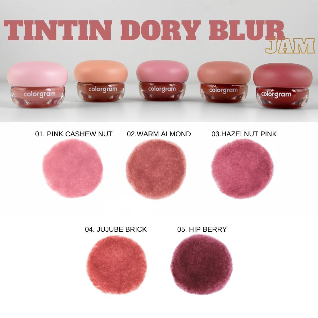COLORGRAM Tintin Dory Blur Jam 01 Pink Cashew Nut 2 skincare-kbeauty-glowtime-colorgram tintin dory blur jam