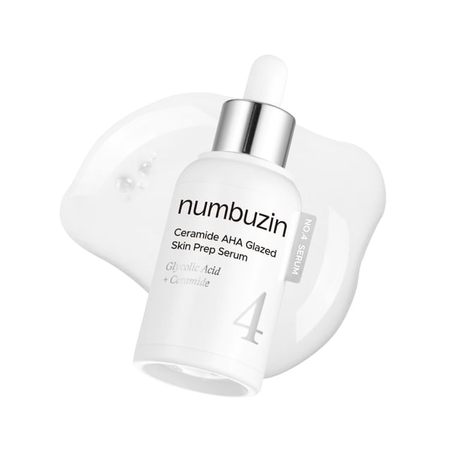 skincare-kbeauty-glowtime-numbuzin 4 ceramide aha glazed skin prep serum