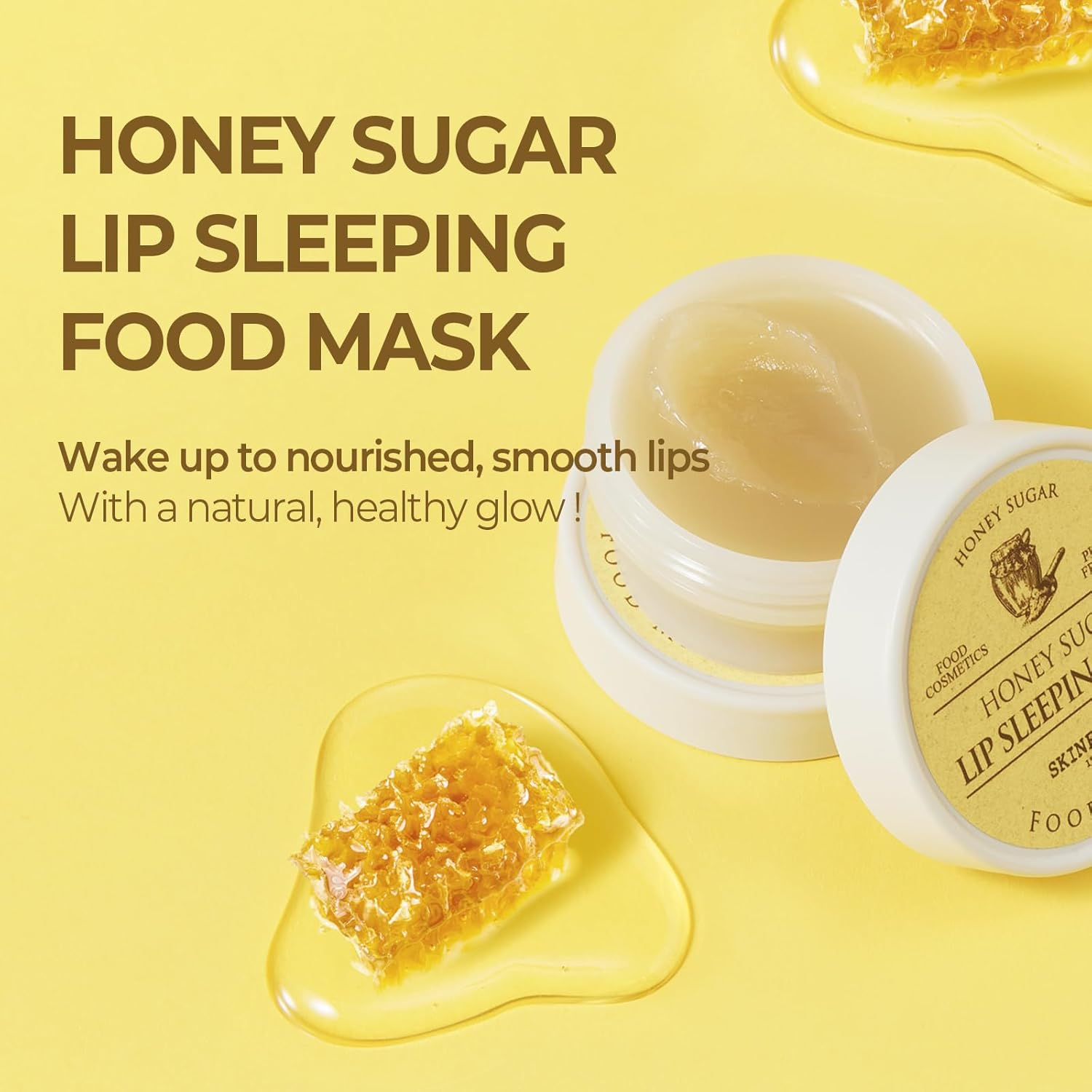 skincare-kbeauty-glowtime-skinfood honey sugar food mask lip sleeping pack
