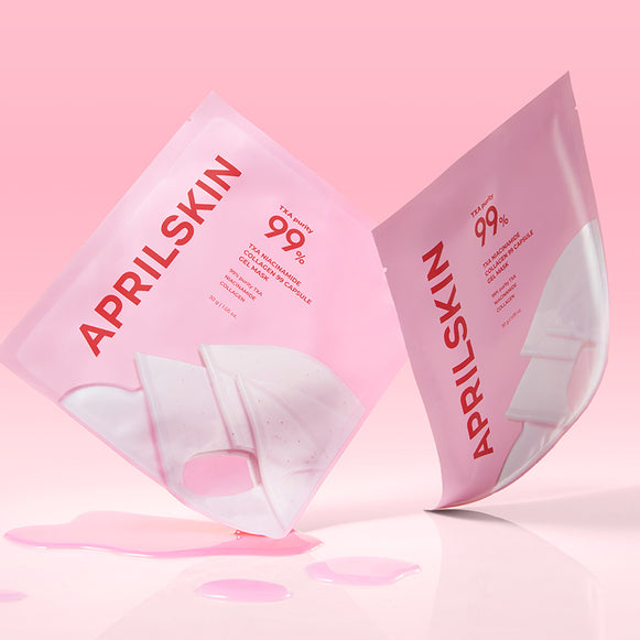 skincare-kbeauty-glowtime-april skin txa niacinamide collagen 99 capsule gel mask