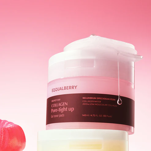 EQQUALBERRY Collagen Pore Tight Up Gel Toner pad 7 skincare-kbeauty-glowtime-eqqualberry collagen pore tight up gel toner pad