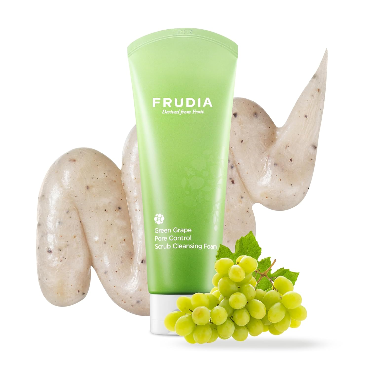 skincare-kbeauty-glowtime-frudia green grape control scrub cleansing foam
