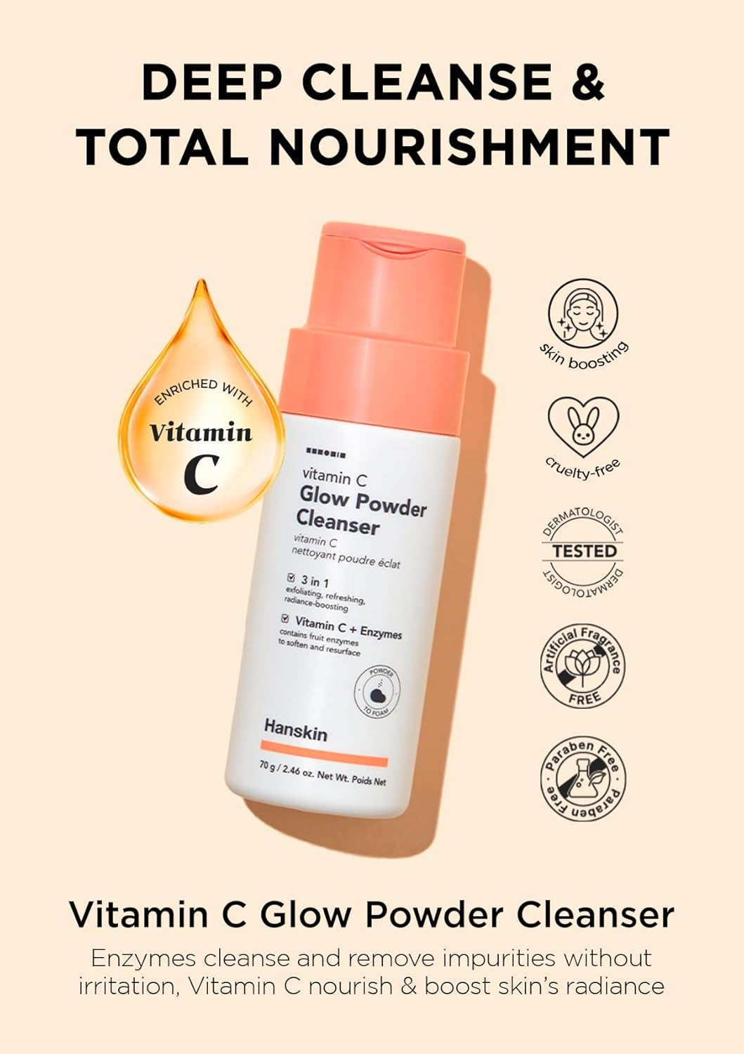skincare-kbeauty-glowtime-hanskin vitamin C glow poder
