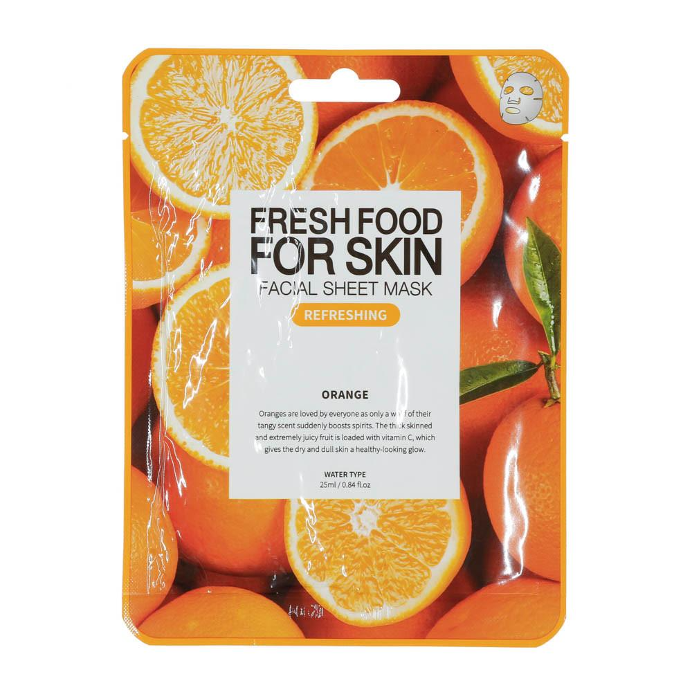 FARM SKIN Fresh Food Facial Sheet Mask orange skincare-kbeauty-glowtime-farm skin fresh food facial sheet mask orange