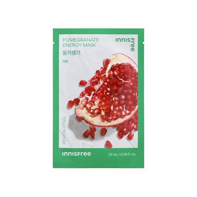 INNSFREE Pomegrante Energy Sheet Mask 1 skincare-kbeauty-glowtime-innisfree pomegranate energy sheet mask