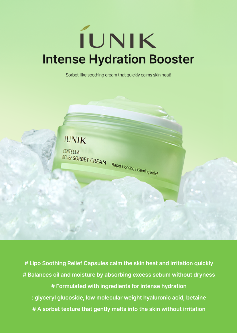 IUNIK Centella Relief Sorbet Cream 4 sskincare-kbeauty-glowtime-iunik centella relief sorbet cream