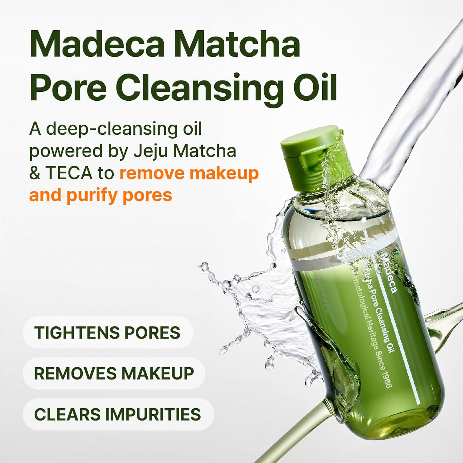 skincare-kbeauty-glowtime-centellain 24 madeca matcha pore cleansing oil