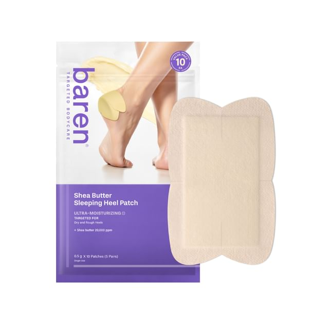 skincare-kbeauty-glowtime-baren shea butter sleeping heel patch