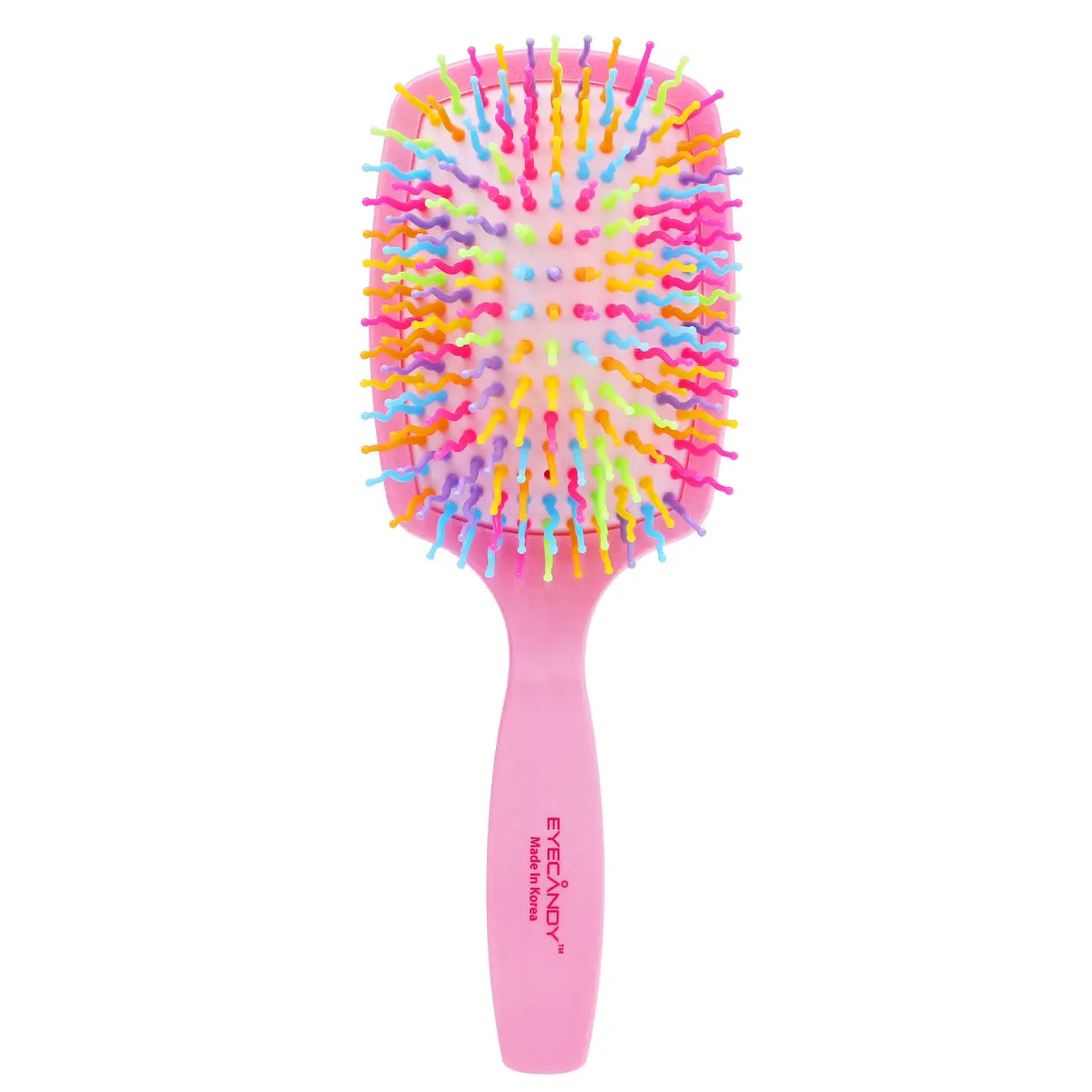 skincare-kbeauty-glowtime-eyecandy rainbow volume S paddle brush Neo Pink