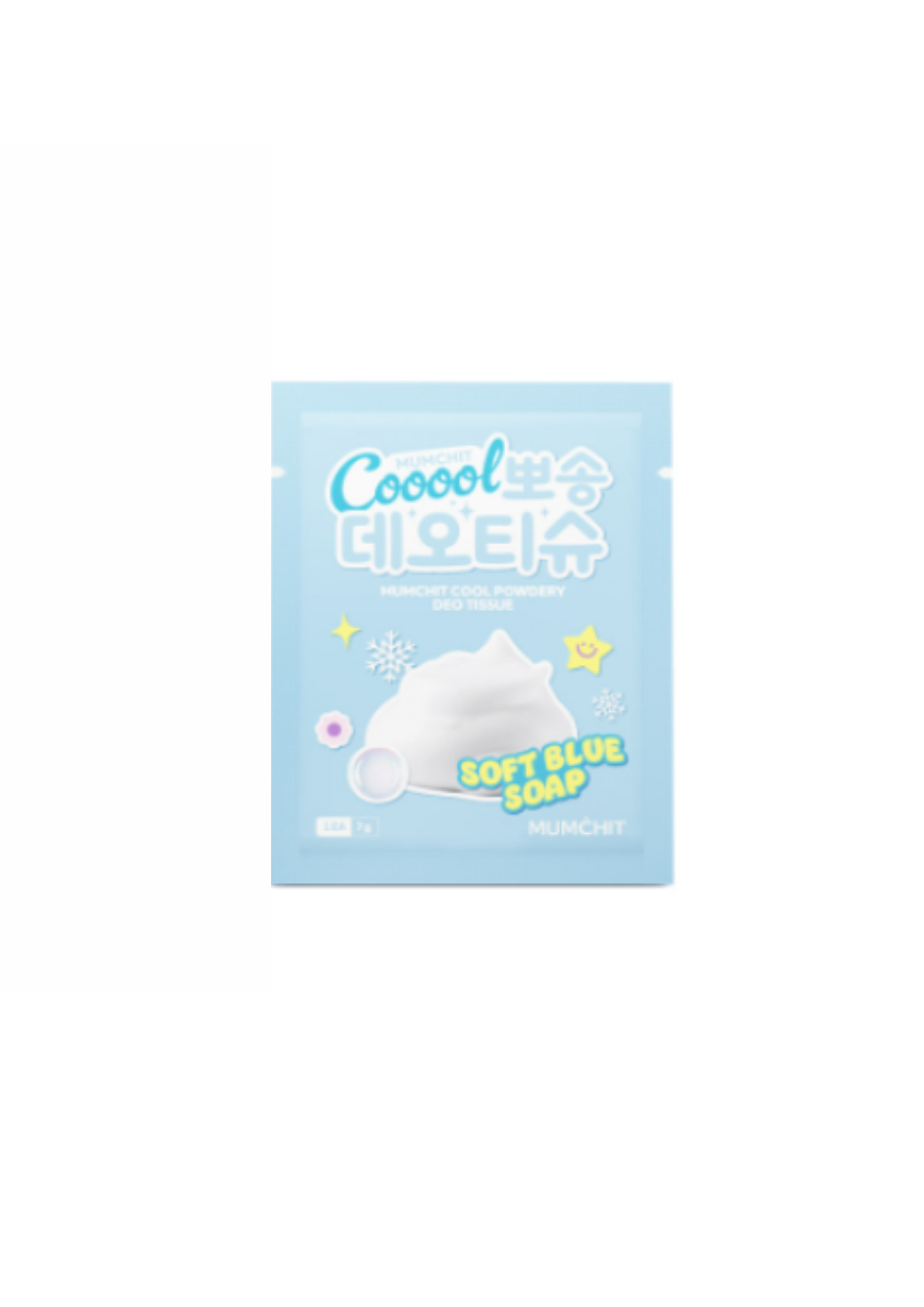 MUMCHIT Cool Powdery Deo Tissue Soft Blue Soap skincare-kbeauty-glowtime-mumchit cool powdery deo tissue soft blue soap