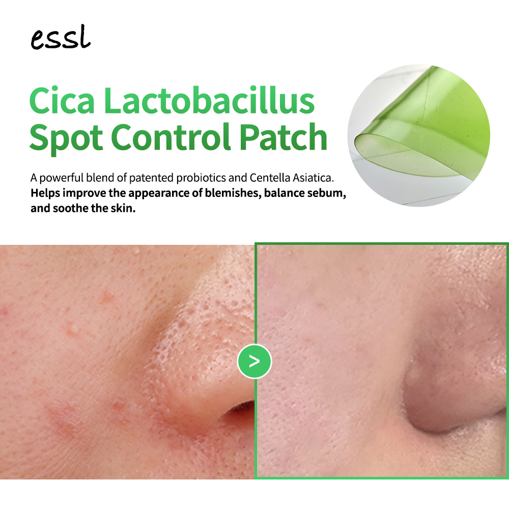 ESSL Cica Lactobacillus Spot Control patch 2 skincare-kbeauty-glowtime-essl cica lactobacillus spot control patch