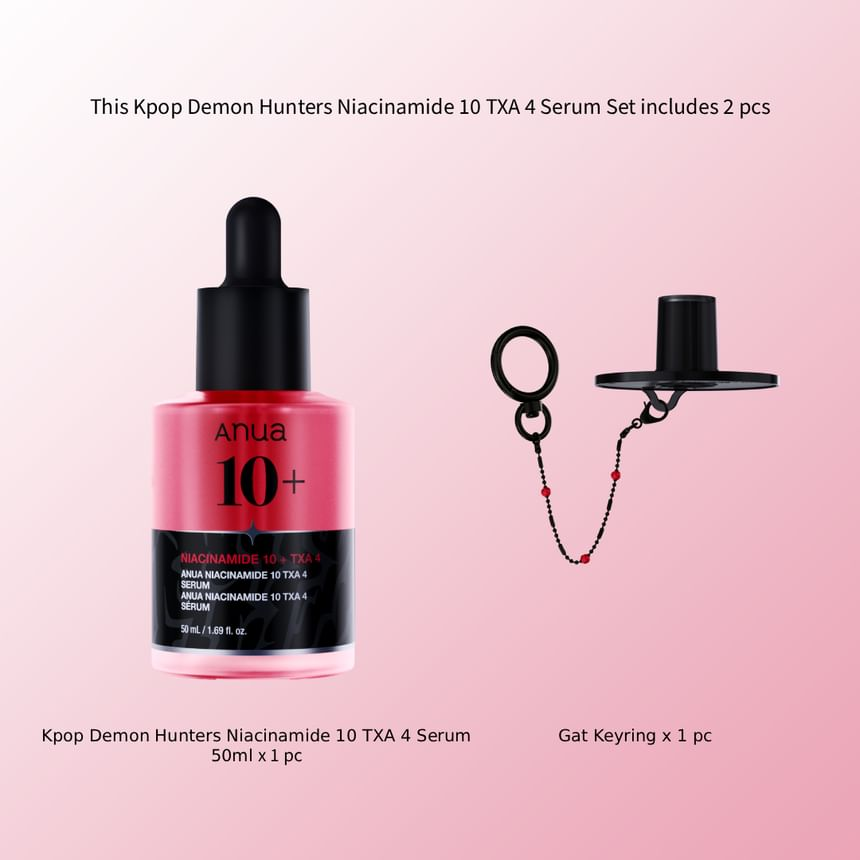 skincare-kbeauty-glowtime-anua niacinamide 10 txa 4 serum set k pop demon hunters collaboration