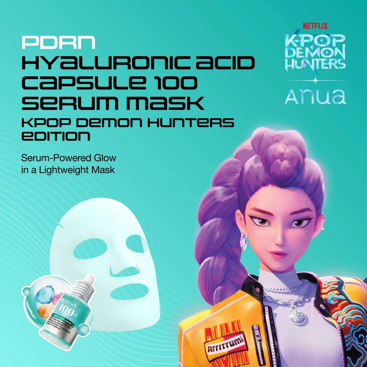 skincare-kbeauty-glowtime-anua pdrn hyaluronic acid capsule 100 serum mask