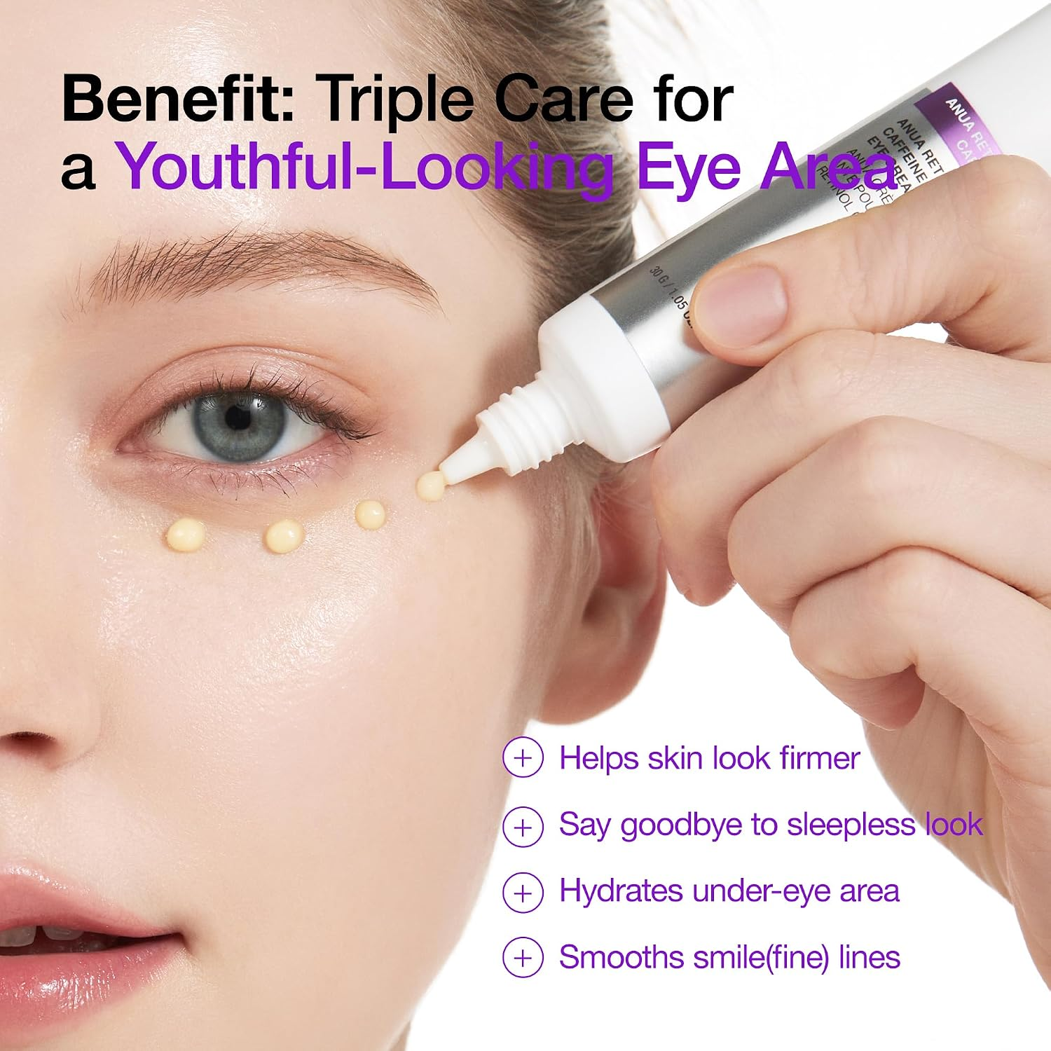 ANUA Retinol 0.1 Caffeine Revitalizing Eye Cream 5 skincare-kbeauty-glowtime-anua retinol 0.1 caffeine revitalizing eye cream