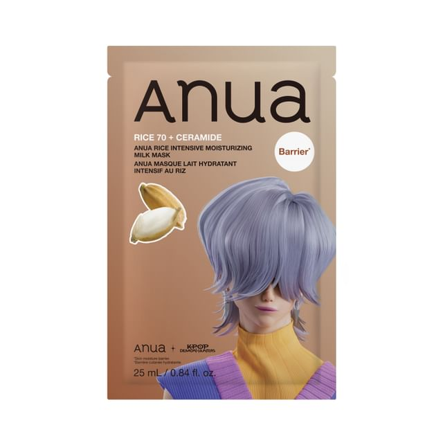 skincare-kbeauty-glowtime-anua rice intensive moisturizing milk mask k pop demon hunters